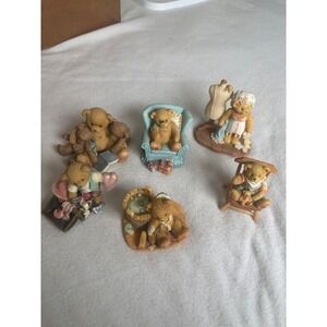 Cherished Teddies Figurine Lot of 6 Priscilla Hillman Enesco Vintage Bears
